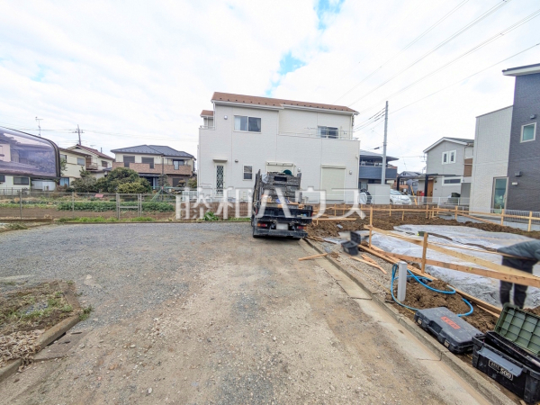 接道状況および現場風景 【所沢市大字上安松】 接道状況および現場風景 【所沢市大字上安松】