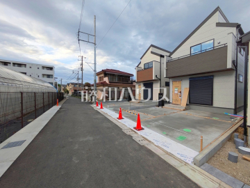 接道状況および現場風景