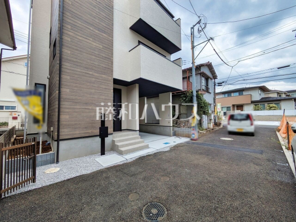 接道状況および現場風景 【所沢市大字北秋津】 接道状況および現場風景 【所沢市大字北秋津】