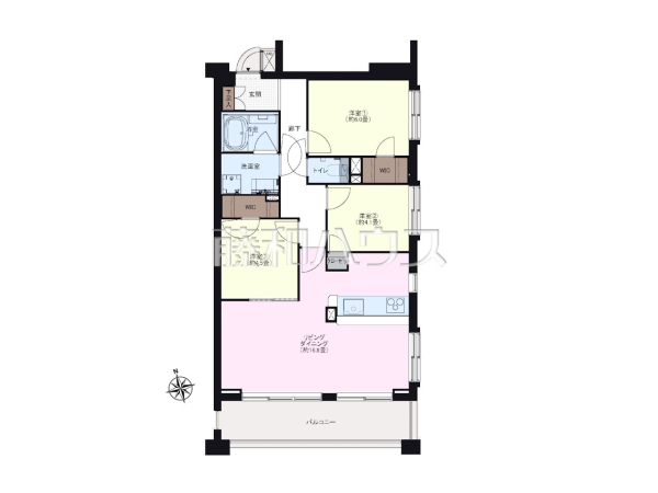 間取図 【モナージュ府中白糸台】 間取図 【モナージュ府中白糸台】