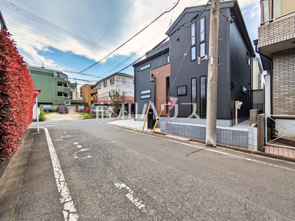 接道状況および現場風景 【所沢市榎町】 接道状況および現場風景 【所沢市榎町】