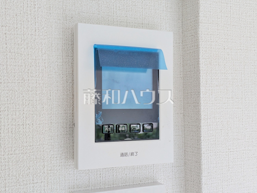 2号棟 TVモニター付インターホン 【新座市石神3丁目】 不在時の訪問者が一目でわかる、録画機能付きTVモニターホン