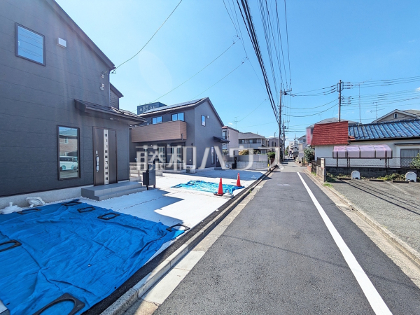 接道状況および現場風景 【立川市栄町2丁目】 接道状況および現場風景 【立川市栄町2丁目】