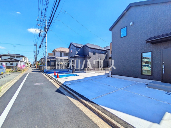 接道状況および現場風景 【立川市栄町2丁目】 接道状況および現場風景 【立川市栄町2丁目】