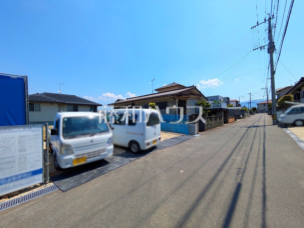 接道状況および現場風景 【糟屋郡志免町桜丘3丁目】 接道状況および現場風景 【糟屋郡志免町桜丘3丁目】