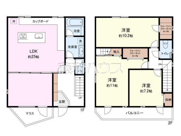 間取図 【小平市小川西町3丁目】 間取図 【小平市小川西町3丁目】