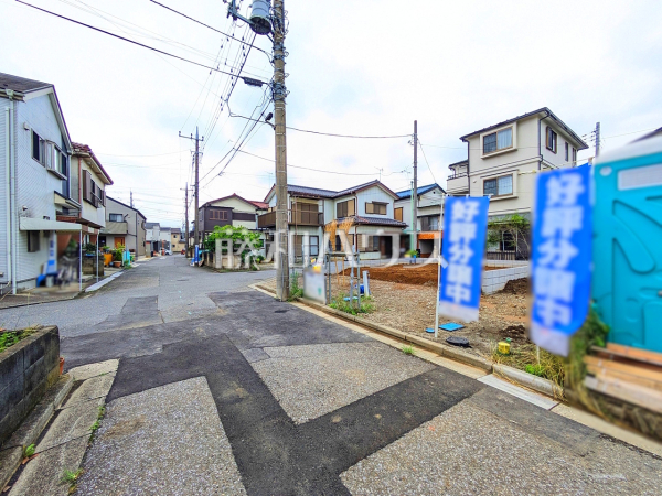 接道状況および現場風景 【志木市中宗岡2丁目】 接道状況および現場風景 【志木市中宗岡2丁目】