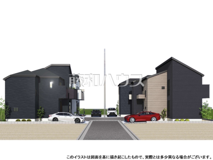 完成予想図(外観) 【立川市若葉町3丁目】