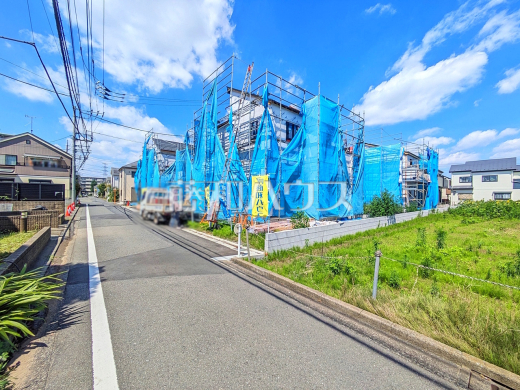 接道状況および現場風景 【立川市若葉町3丁目】