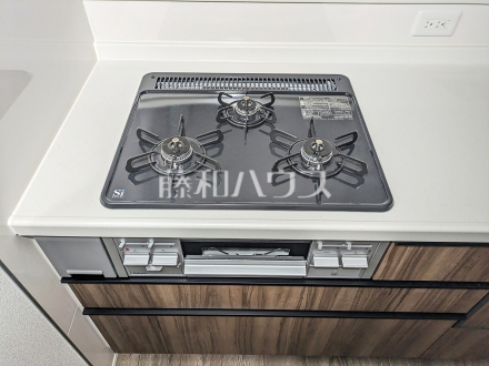 4号棟 キッチンコンロ・グリル 【立川市若葉町3丁目】/撮影日2026/08/27