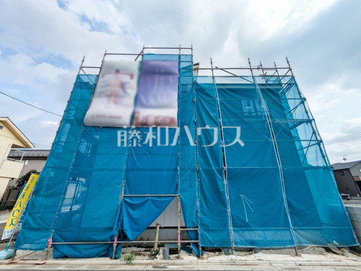 1号棟 外観 【清瀬市竹丘3丁目】 ここに住む方を想像して、着々と建築しております!