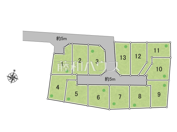 全体区画図 【東村山市恩多町1丁目】 全体区画図 【東村山市恩多町1丁目】