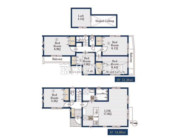 間取図 【練馬区石神井町8丁目】 間取図 【練馬区石神井町8丁目】