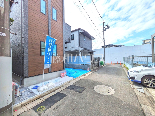 接道状況および現場風景 【練馬区石神井町8丁目】 接道状況および現場風景 【練馬区石神井町8丁目】