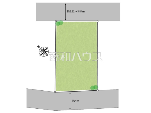 全体区画図 【新座市東3丁目】