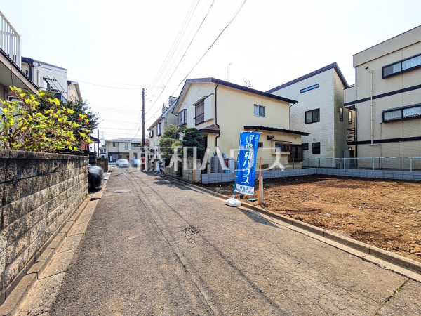 接道状況および現場風景 【志木市中宗岡3丁目】 接道状況および現場風景 【志木市中宗岡3丁目】
