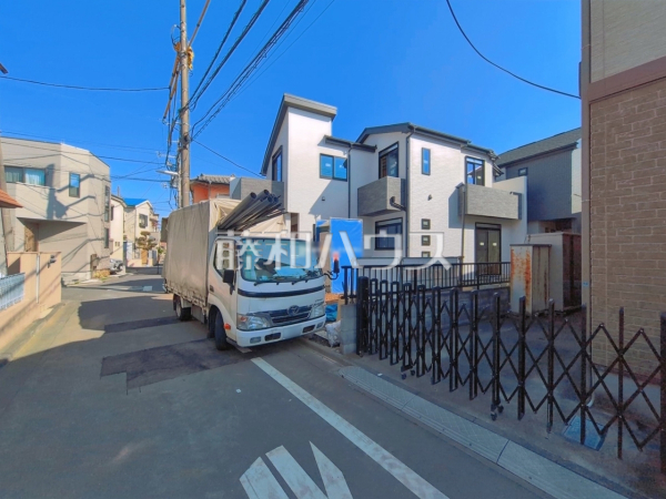 接道状況および現場風景 【練馬区田柄4丁目】 接道状況および現場風景 【練馬区田柄4丁目】