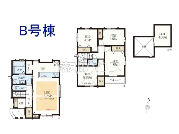 間取図 【練馬区田柄4丁目】 間取図 【練馬区田柄4丁目】
