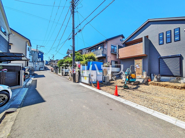 接道状況および現場風景 【武蔵村山市神明2丁目】 接道状況および現場風景 【武蔵村山市神明2丁目】