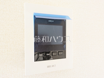 12号棟 TVモニター付きインターホン 【日野市大字宮】 訪問者がわかるTVモニター付インターホンは、お子様のお留守番にも活躍するかも?!/撮影日2026/05/16