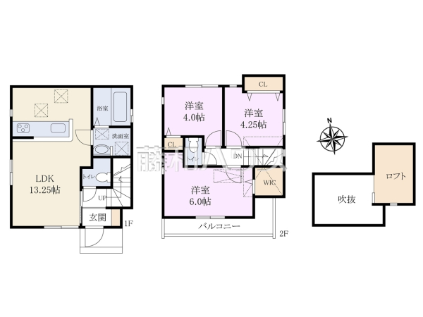 間取図 【小平市花小金井南町3丁目】 間取図 【小平市花小金井南町3丁目】