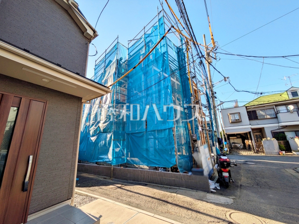 接道状況および現場風景 【練馬区高松2丁目】 接道状況および現場風景 【練馬区高松2丁目】