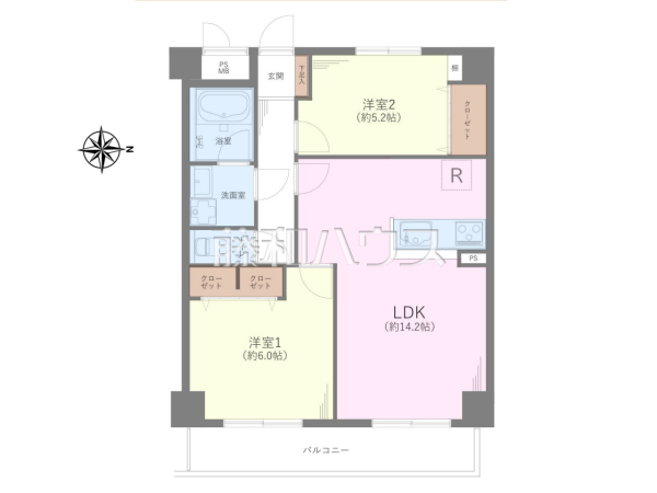 間取図 【中銀三鷹マンシオン】 間取図 【中銀三鷹マンシオン】