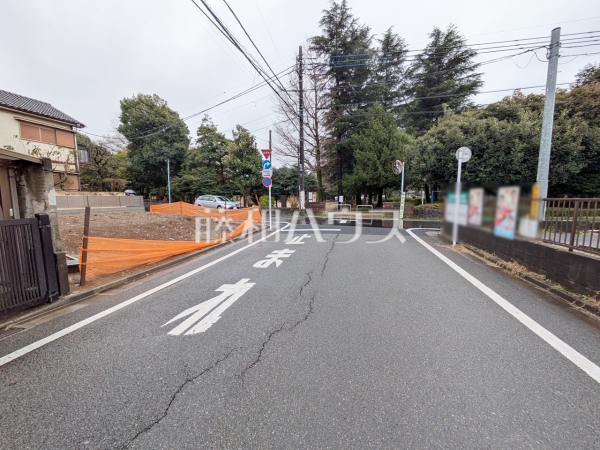 接道状況および現場風景 【杉並区清水3丁目】 接道状況および現場風景 【杉並区清水3丁目】