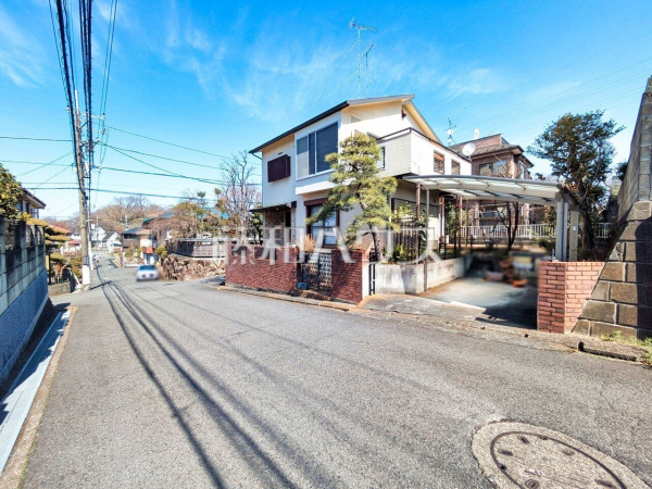 接道状況および現場風景 【八王子市絹ケ丘2丁目】 接道状況および現場風景 【八王子市絹ケ丘2丁目】