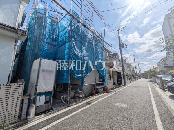 接道状況および現場風景 【練馬区南大泉1丁目】 接道状況および現場風景 【練馬区南大泉1丁目】