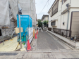 接道状況および現場風景 【練馬区西大泉1丁目】 接道状況および現場風景 【練馬区西大泉1丁目】