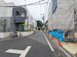 接道状況および現場風景 【練馬区西大泉1丁目】 接道状況および現場風景 【練馬区西大泉1丁目】