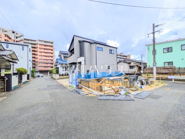 接道状況および現場風景 【福岡市早良区原1丁目】 接道状況および現場風景 【福岡市早良区原1丁目】