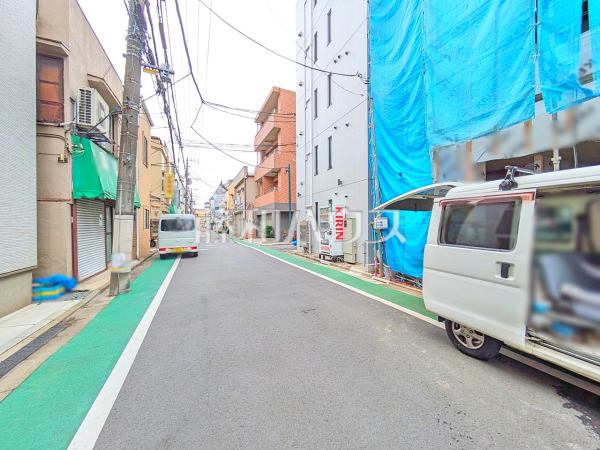 接道状況および現場風景 【板橋区大谷口北町】 接道状況および現場風景 【板橋区大谷口北町】