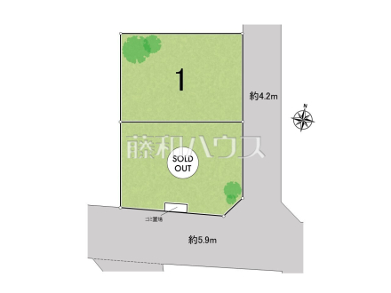全体区画図 【富士見市大字水子】