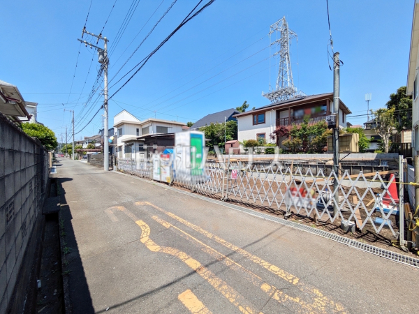 接道状況および現場風景 【八王子市富士見町】 接道状況および現場風景 【八王子市富士見町】