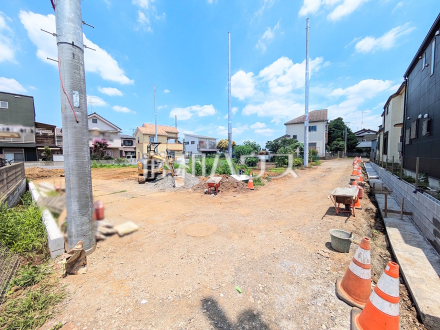 接道状況および現場風景 【東村山市野口町3丁目】/撮影日2026/07/09