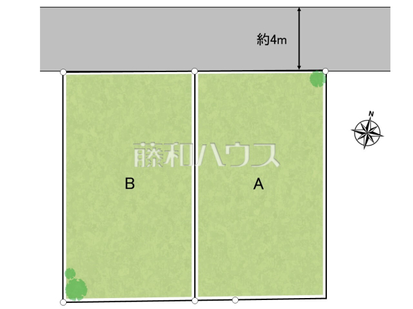 全体区画図 【日野市程久保2丁目】 全体区画図 【日野市程久保2丁目】