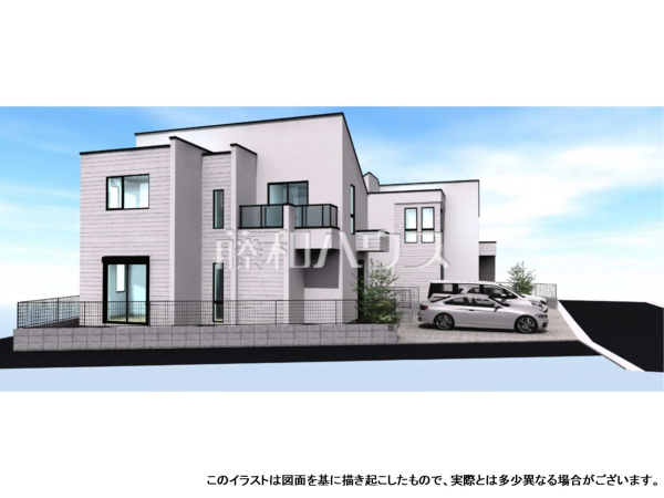 完成予想図(外観) 【昭島市田中町2丁目】 完成予想図(外観) 【昭島市田中町2丁目】