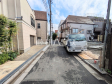 接道状況および現場風景 【中野区若宮1丁目】 接道状況および現場風景 【中野区若宮1丁目】