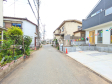 接道状況および現場風景 【新座市栄2丁目】 接道状況および現場風景 【新座市栄2丁目】