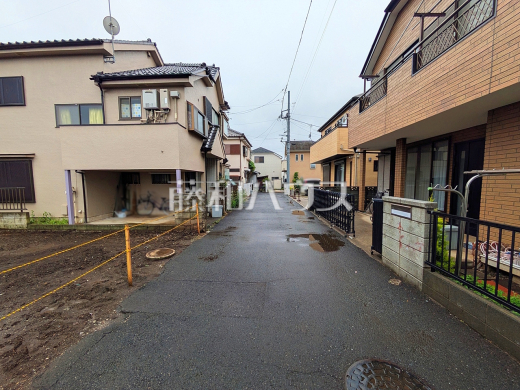 接道状況および現場風景 【東久留米市本町4丁目】