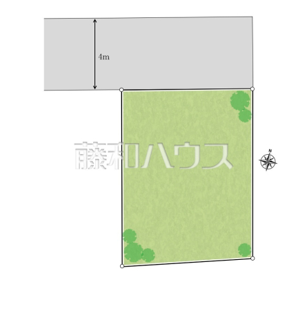 区画図【東久留米市本町4丁目】 区画図【東久留米市本町4丁目】