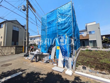 完成前の状態もご確認ください。是非ご見学のお問合せを!1号棟 外観 【西東京市南町2丁目】/撮影日2026/05/02
