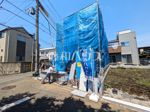 完成前の状態もご確認ください。是非ご見学のお問合せを!1号棟 外観 【西東京市南町2丁目】