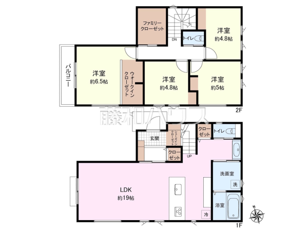 間取図 【東村山市諏訪町1丁目】 間取図 【東村山市諏訪町1丁目】