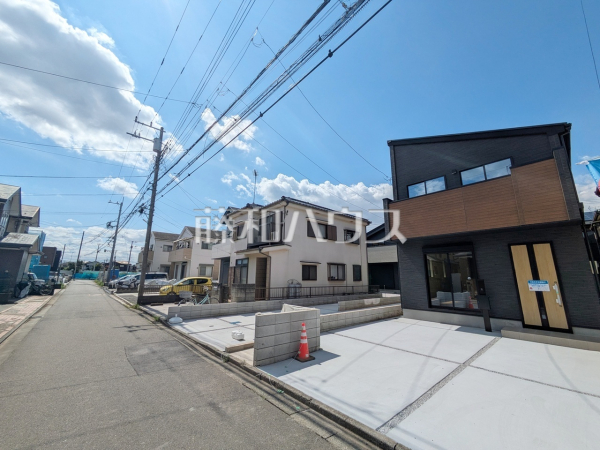 接道状況および現場風景 【所沢市向陽町】 接道状況および現場風景 【所沢市向陽町】