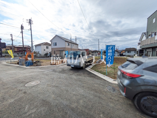接道状況および現場風景 【東村山市野口町3丁目】