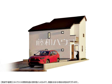 完成予想図(外観) 【調布市染地2丁目】