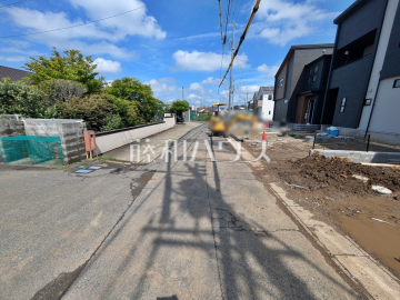 接道状況および現場風景